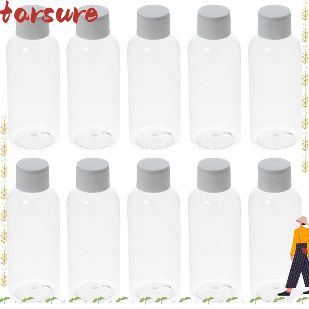 TARSURE 10 ชิ้น Ginger Shot ขวดสําหรับของเหลวรั่ว 60ml Wellness Juice Shot ภาชนะพลาสติก