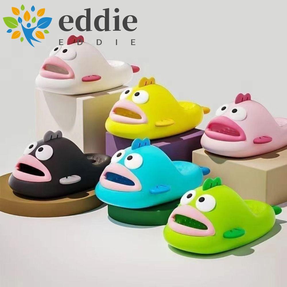Edie รองเท้าสวมใส่ด้านนอก, น่าเกลียดปลาแพลตฟอร์มหนา Soled รองเท้าแตะ, Casual Anti Slip Casual PVC Hangyodon รองเท้าแตะผู้หญิงฤดูร้อน