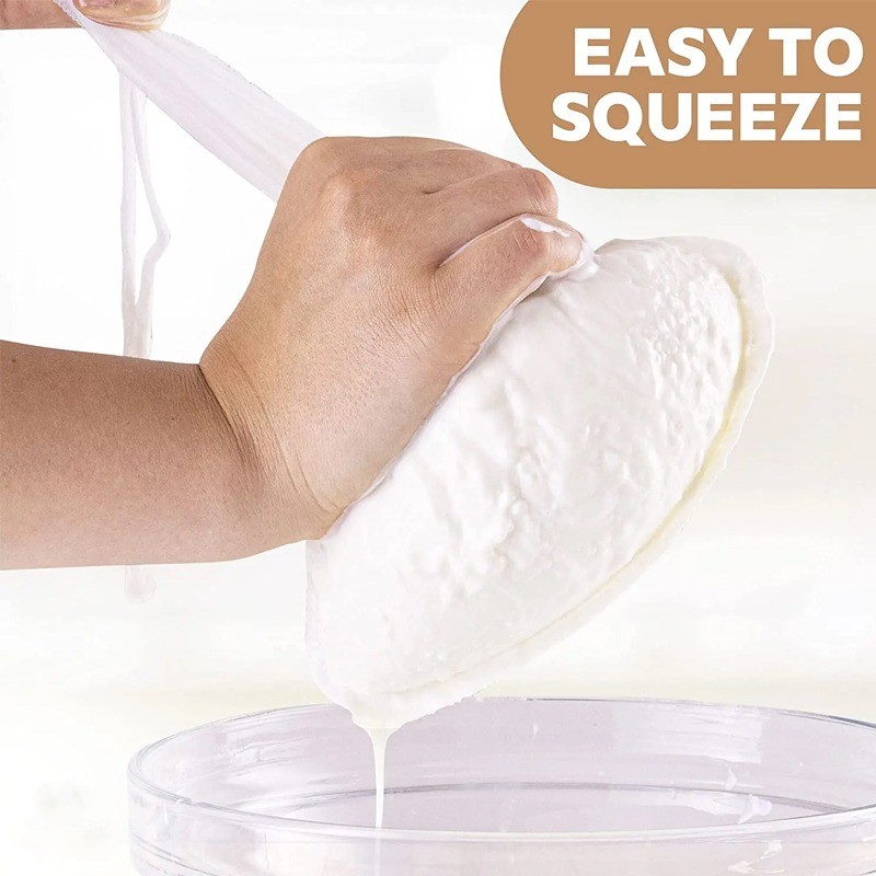 3/5/10 ชิ้นถุงกรองนมถั่วเหลือง / 100 ตาข่ายไนลอนถุงกรอง / ถุงกรองหูรูดในครัว / ตัวกรองอาหารแบบใช้ซ้ําได้ ตาข่ายสุทธิ - รูปที่ 3