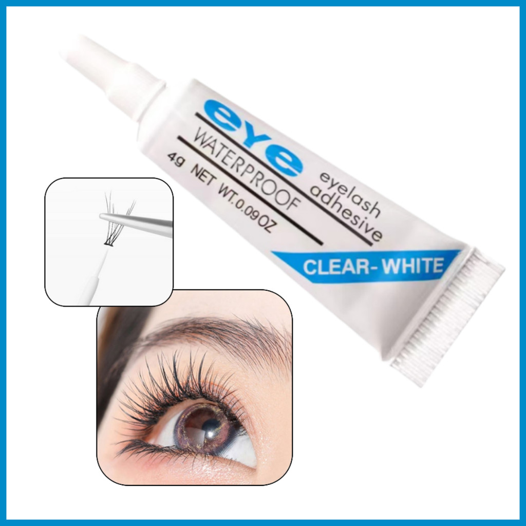 กาวต่อขนตาแบบแห้งเร็ว  4g  Lash Adhesive White   กาวสำหรับขนตาปลอม   กาวต่อขนตา  กาวใส     กาวถาวร อยู่นานถึง