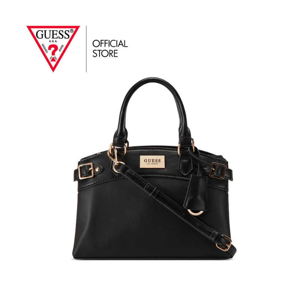 GUESS กระเป๋า รุ่น PG948505 HAYWORTH SMALL SATCHEL สีดำ