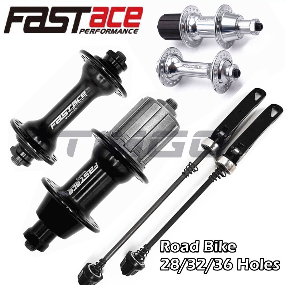 Fastace แผนที่จักรยานพับ MA606FAS ด้านหน้าด้านหลัง Hubs แบริ่งปิดผนึก 24/28/32/36 หลุมขอบเบรค 8/9/10 ความเร็ว Cassette 100/130 มม.Q/R Skewe