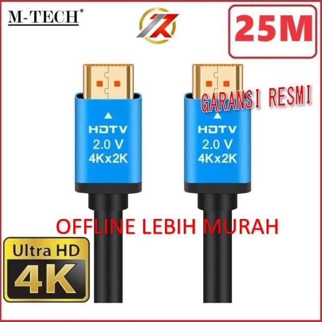 M-TECH CH2 M25 CABLE HDMI 2.0 4K M-TECH 25M