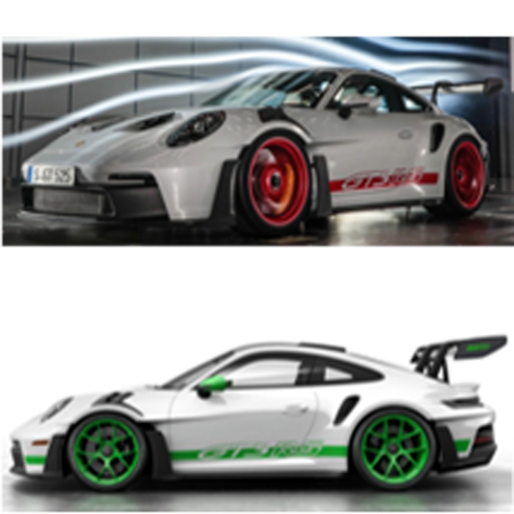 SOLIDO 1: 43 Porsche Porsche 911 992 GT3 RS โมเดลรถอัลลอย