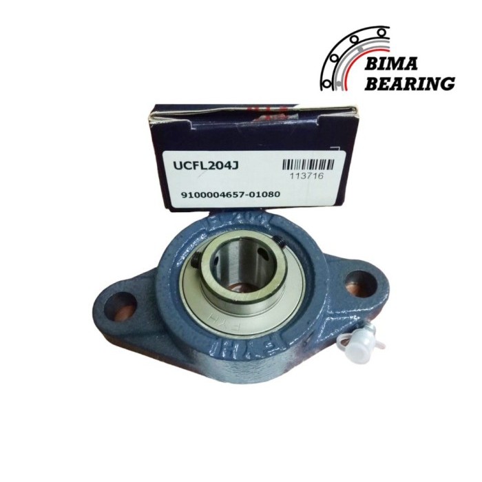 หมอนบล็อกแบริ่ง Ucfl204 Ufcl 204 Uc204 Fl204 As 20Mm Fyh Japan Lahar Laher Ori