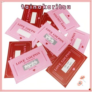 Tainakaritsu 20 ชิ้นคนรักคูปองบัตรขูด,กระดาษศิลปะโรแมนติกรอย…