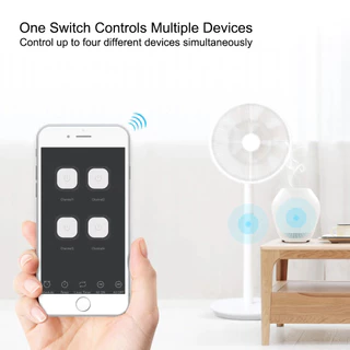 โมดูลสวิตช์รีเลย์รีโมตคอนโทรล Micro USB 5V DC7-32V 4 ทาง Wifi สําหรับแอป Tuya
