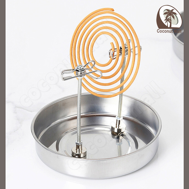 ถาดใส่ยากันยุง คลิปแม่เหล็กขดลวดยุง ฐานถาดแม่เหล็ก มัลติฟังก์ชั่น พกพาได้ คลิปหนีบกันยุง - รูปที่ 5