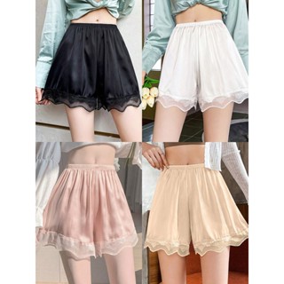 เจเค กางเกงเซฟตี้ขายส่งผ้าไหมน้ําแข็งสามจุดลูกไม้ไร้รอยต่อป้…