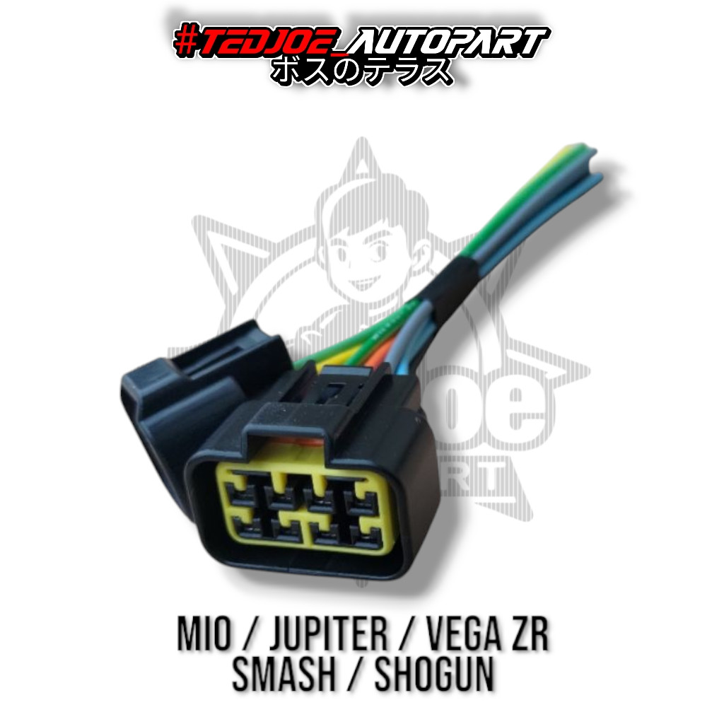 ซ็อกเก็ต CDI สากลสําหรับ Mio Jupiter Z Smash Vega ZR | ซ็อกเก็ต CDI 4/5 Pin Cable CDI Assy Plug & Pl