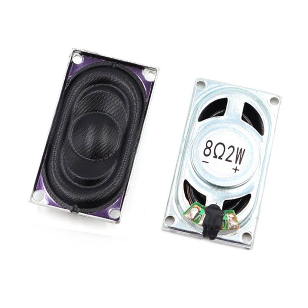 XHXDZ-2035-8R2W 8Ohm 2W Magnetic Speaker Horn ลำโพงเล็ก ลำโพงจิ๋ว 8โอห์ม 2วัตต์ ขนาด 20x35mm ลำโพง สี่เหลี่ยม - รูปที่ 2
