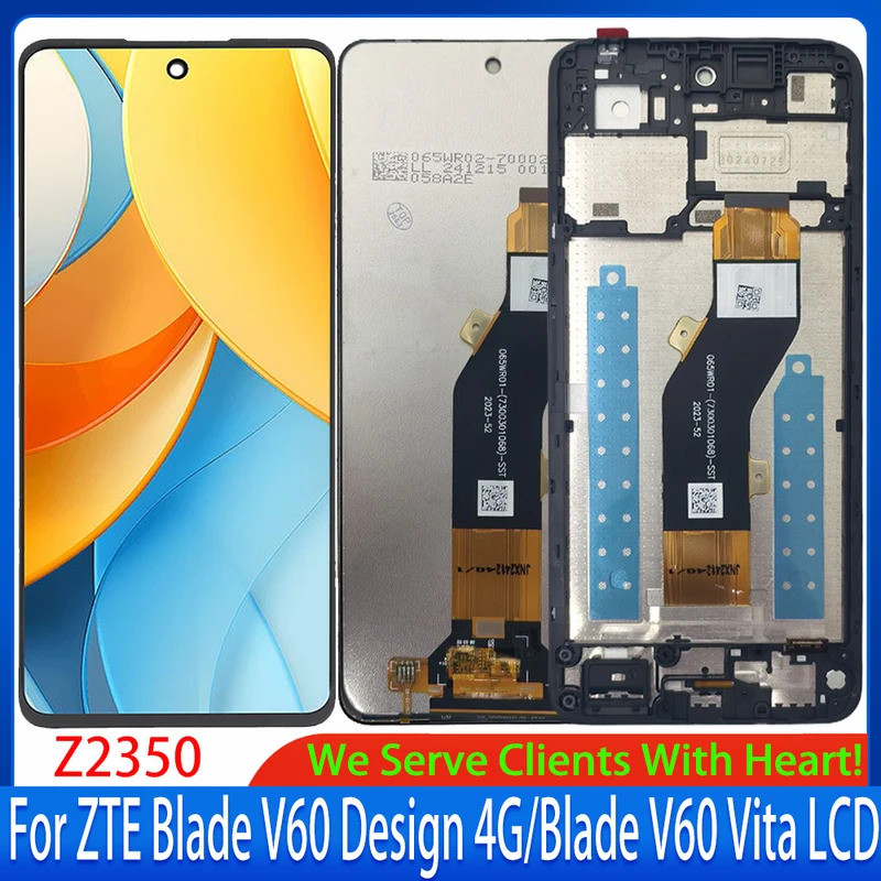 สําหรับ ZTE ใบมีด V60 Vita Z2350 จอแสดงผล LCD Touch Screen Digitizer Assembly Repair สําหรับ ZTE ใบม