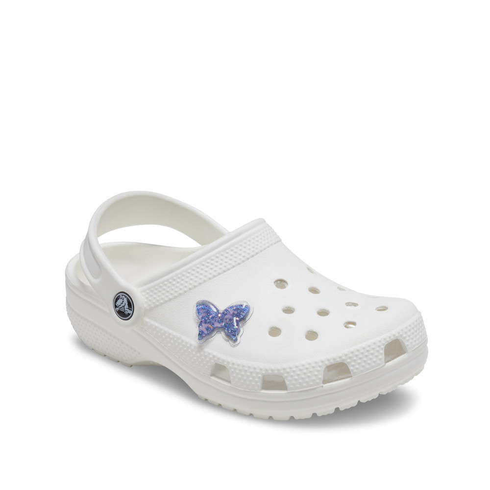 CROCS ตัวติดรองเท้า JIBBITZ PURPLE SQUISH BUTTERFLY