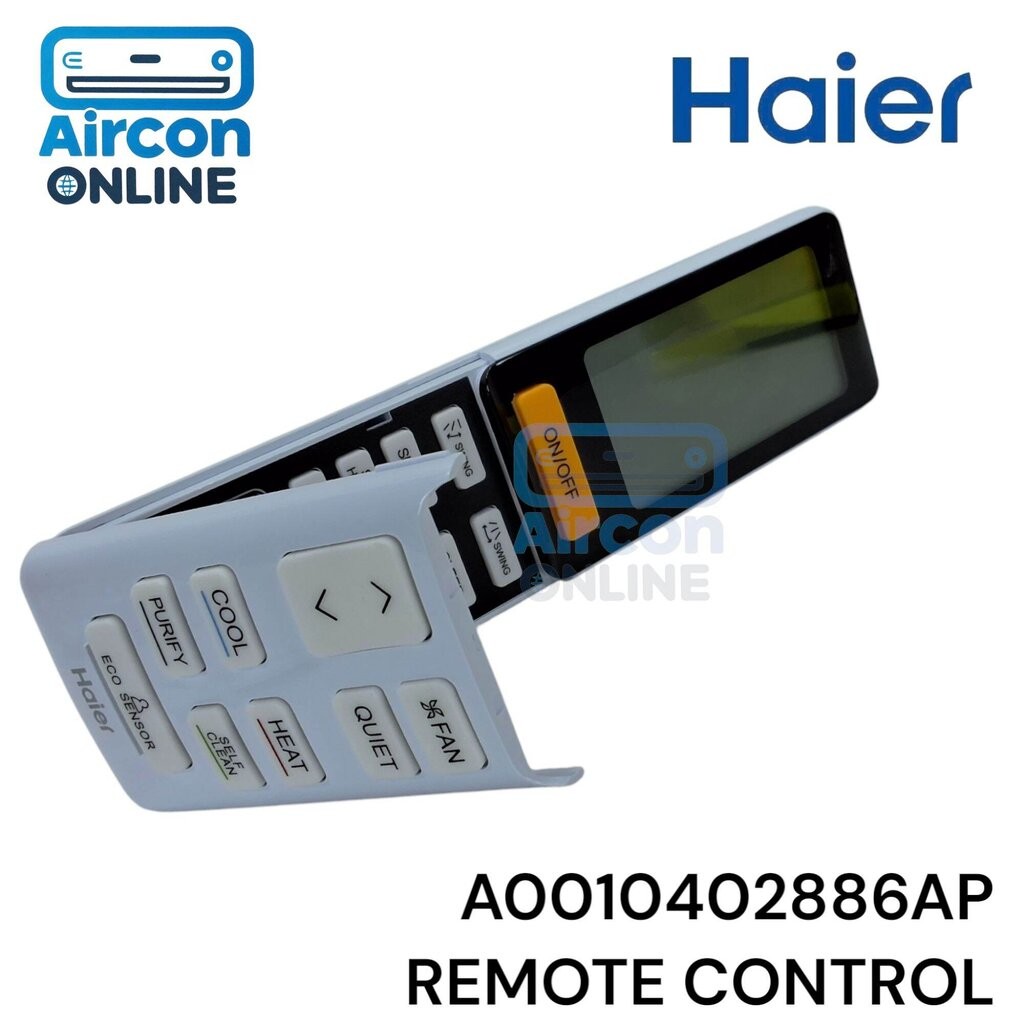 รีโมทแอร์ Haier รุ่น HSU-10VIP, HSU-13VIP ,HSU-18VIP และ AS25JBJHRA-W รหัส A0010402886AP
