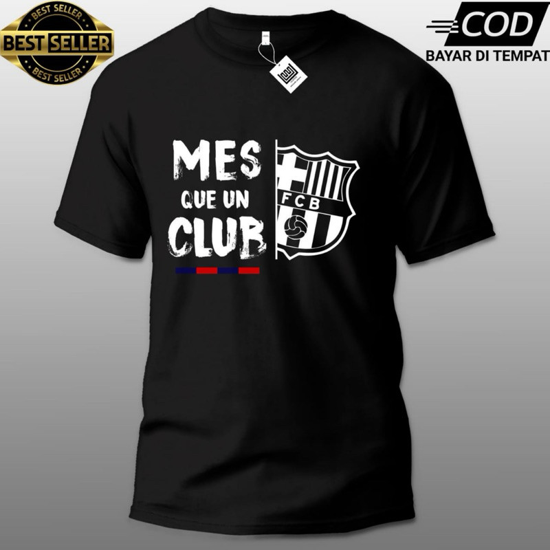 เสื้อยืด Barcelona FC Barca Combed 24s เสื้อยืดพรีเมี่ยม