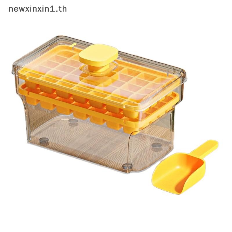 *NT* 34/68Grids Mould ช่องใส่น้ําแข็งความจุขนาดใหญ่กล่องเก็บน้ําแข็งเกรดอาหารสําหรับถาดใช้ในบ้านพร้อมกล่องเก็บของ {T} - รูปที่ 5
