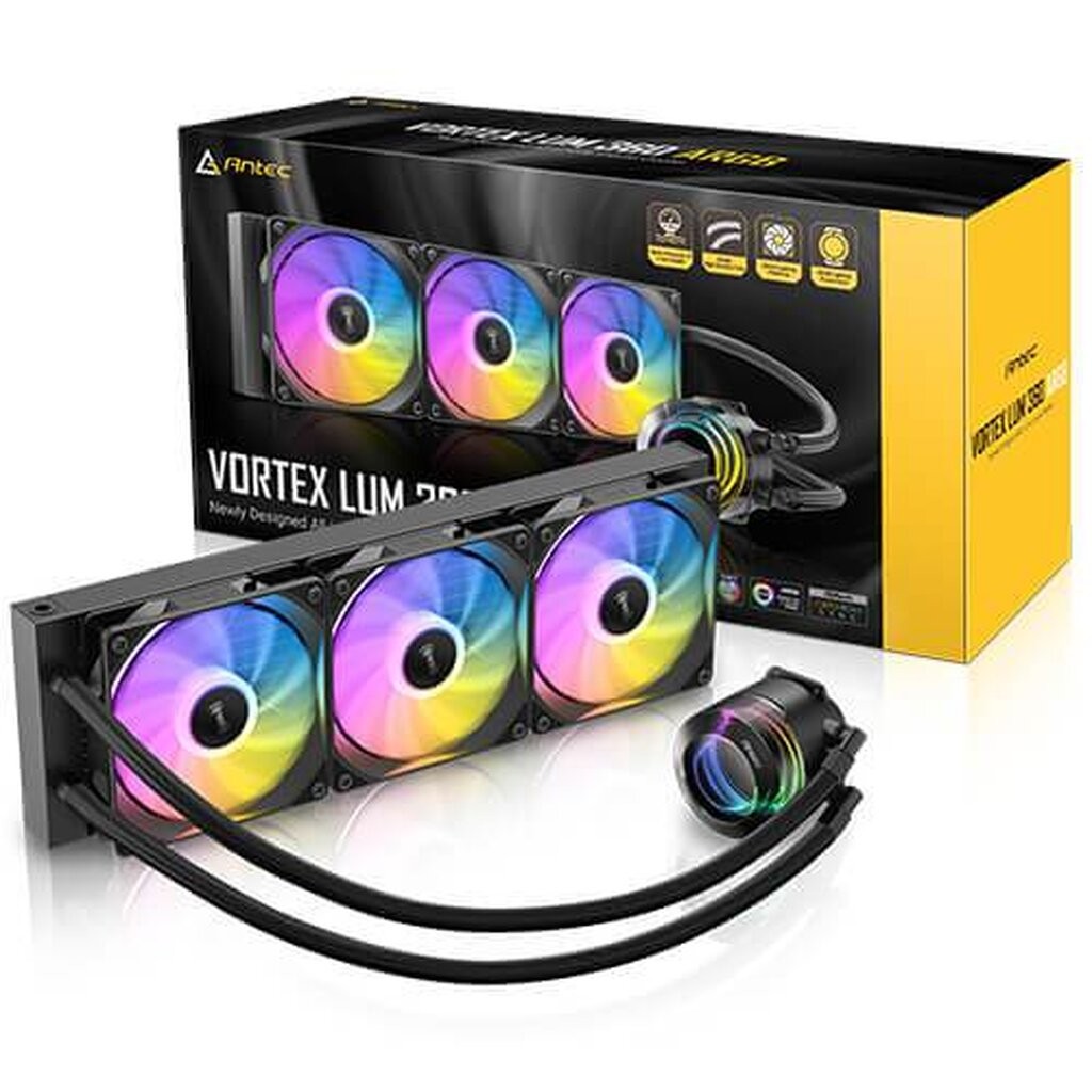 ANTEC VORTEX LUM 360 ARGB Black 360mm AIO Liquid CPU Cooler