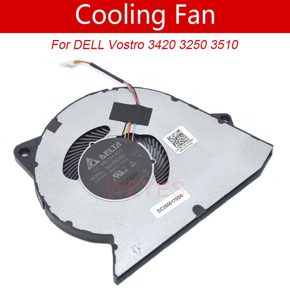 พัดลม CPU DC5V ใหม่ NS75C40 0RFF51 สําหรับ DELL Vostro 3420 3250 3510 Inspiron 3511 3515 DFS5K121144