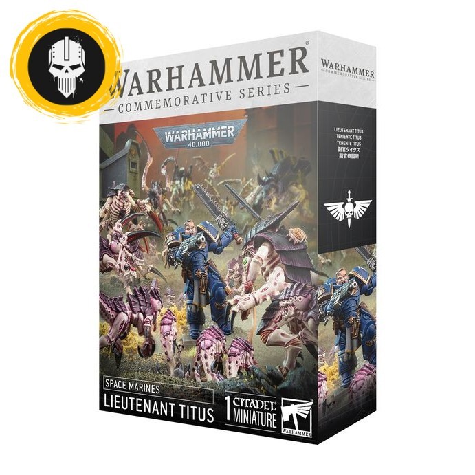 (GW พร้อมส่ง) WARHAMMER 40K: LIEUTENANT TITUS โมเดลจำลอง