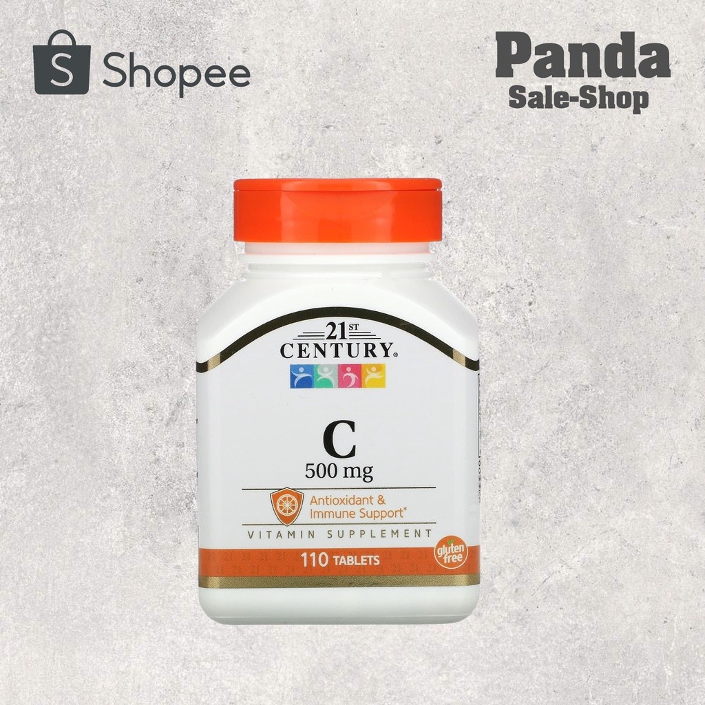 พร้อมส่ง 21st Century, Vitamin C, 500 mg, 110 Tablets