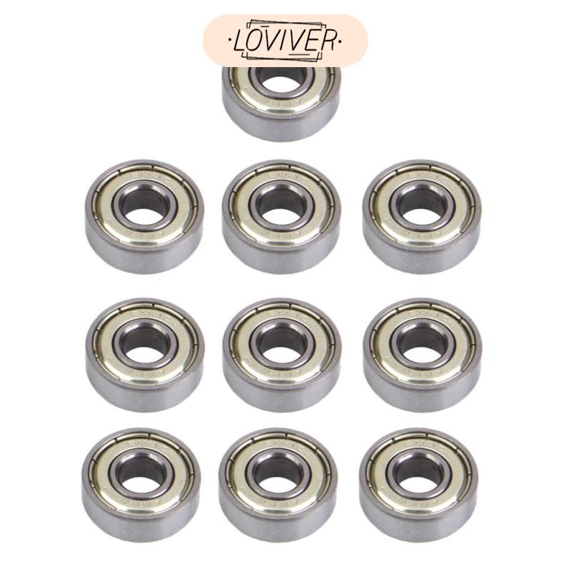 ชุด 10 ชิ้น Longboard 608 zz (ABEC-7) ลูกปืนล้อสเก็ตบอร์ด Roller Skate