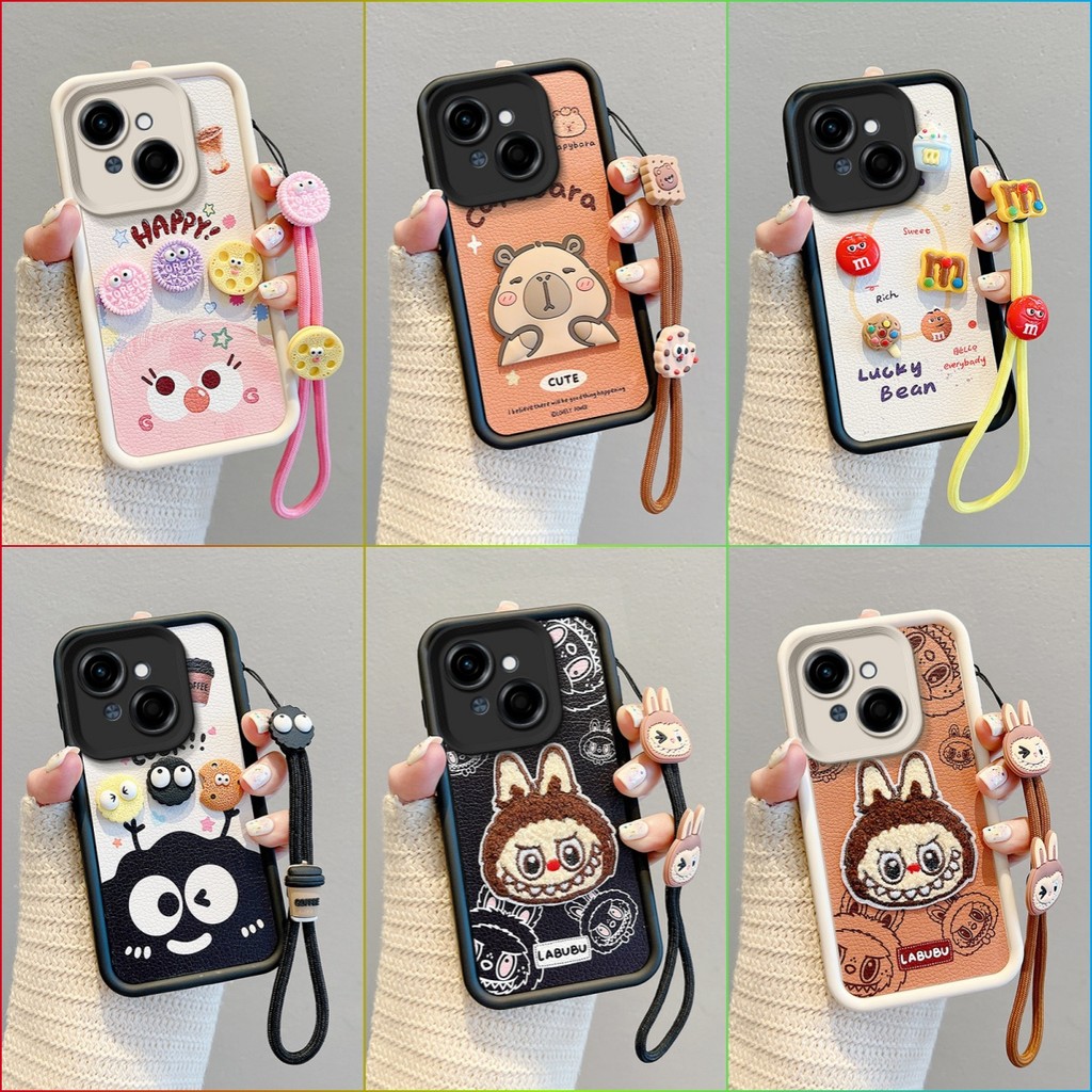 กรณี TECNO SPARK GO 1 GO 1S หนังน่ารัก 3D ตุ๊กตาซิลิโคนอ่อนนุ่มเคสโทรศัพท์ BBPW2