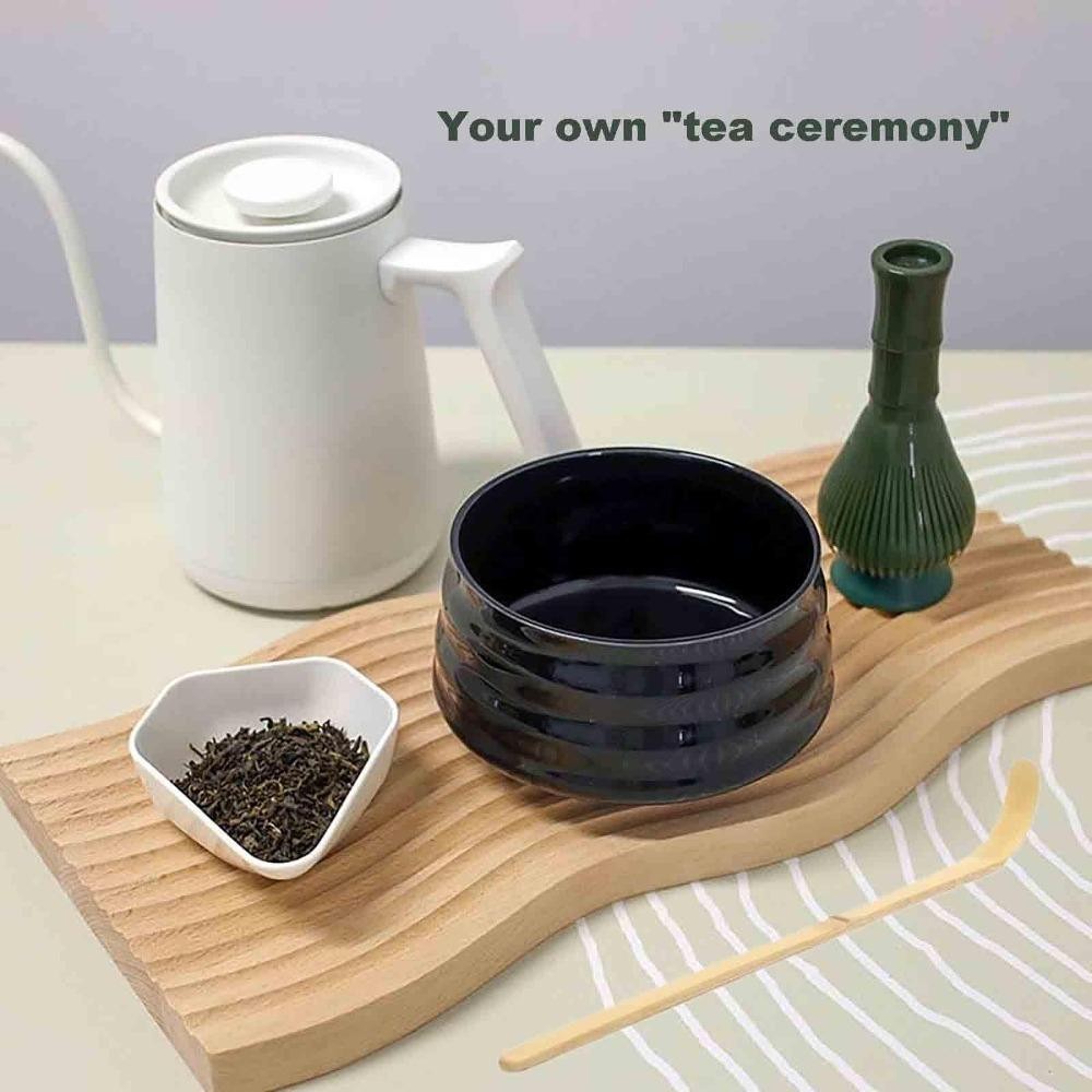 ANDIN Matcha Whisk,พร้อมที่ปัดเรซิ่นเรซิ่นปัด,Reusable Smoothแบบพกพาชาเขียวผง Whiskชุดชาอุปกรณ์เสริม - รูปที่ 7