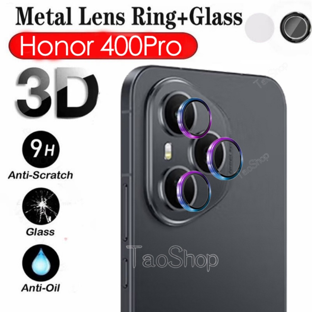 แหวนโลหะกล้องเลนส์ป้องกันฟิล์มสําหรับHonor 400 pro Lite 400pro 400Lite 4 00 Honor400 pro Honor400pro