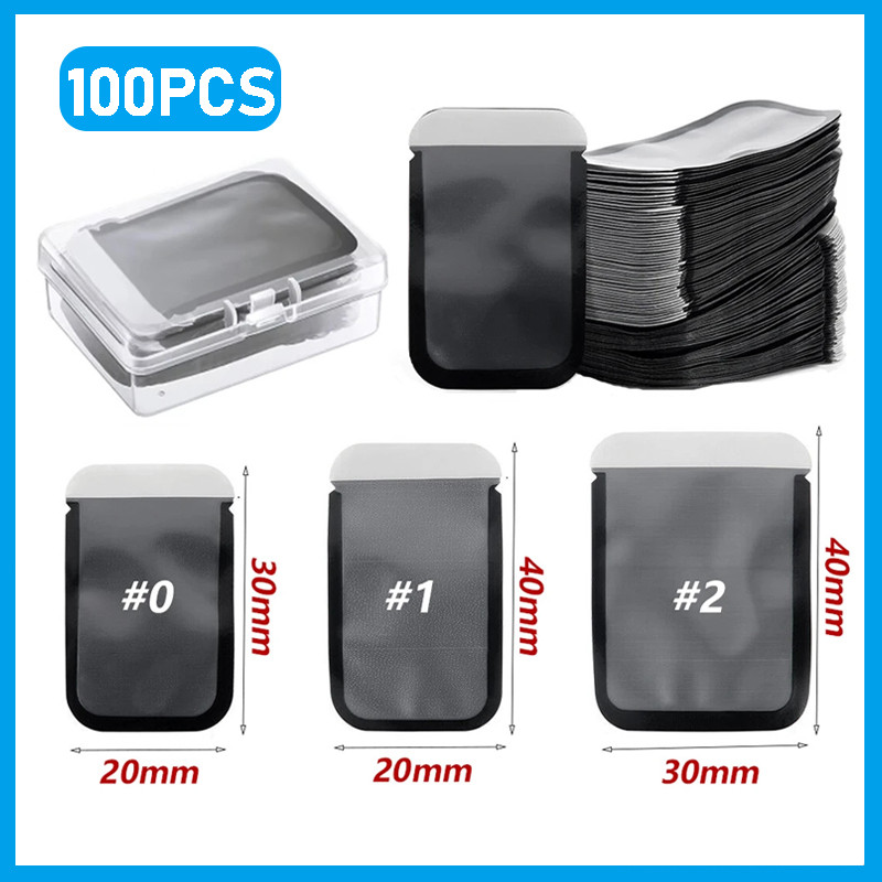 100 ชิ้น/กล่องทันตกรรมดิจิตอล X-Ray Scan Barrier ซองจดหมายทิ้ง X Ray ฟิล์มป้องกันฟิล์มทันตกรรม Lab เครื่องมือทันตกรรมวัสดุทันตกรรม