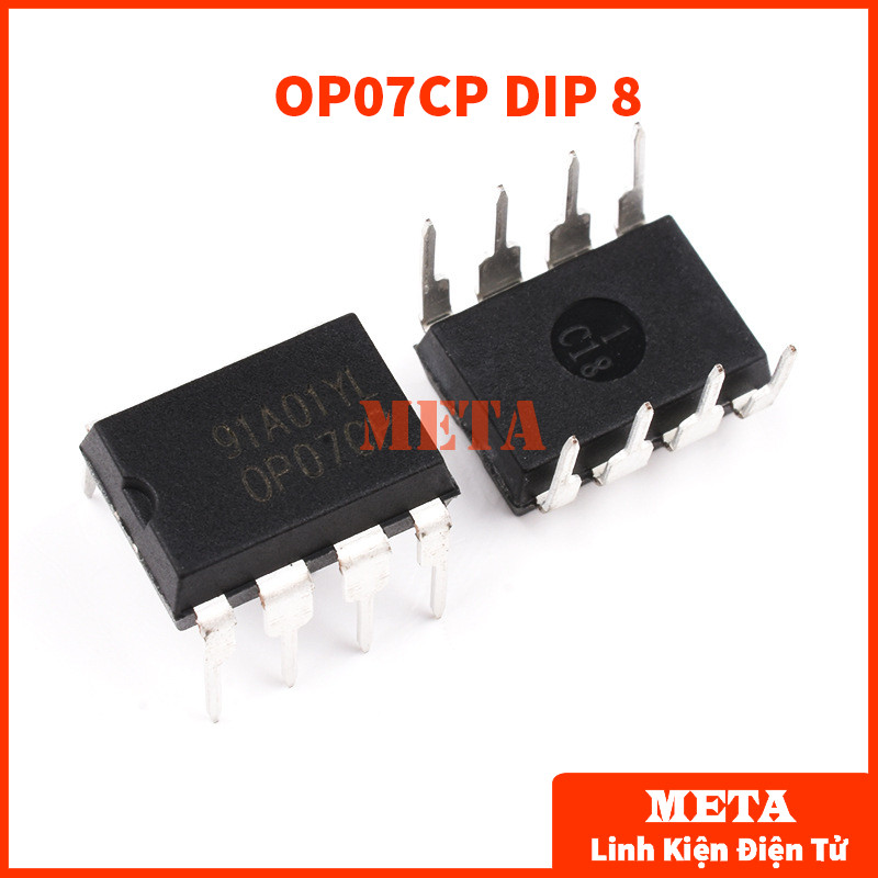 OPAMP ฟังก์ชั่น IC OP07 OP07CP Pin DIP8