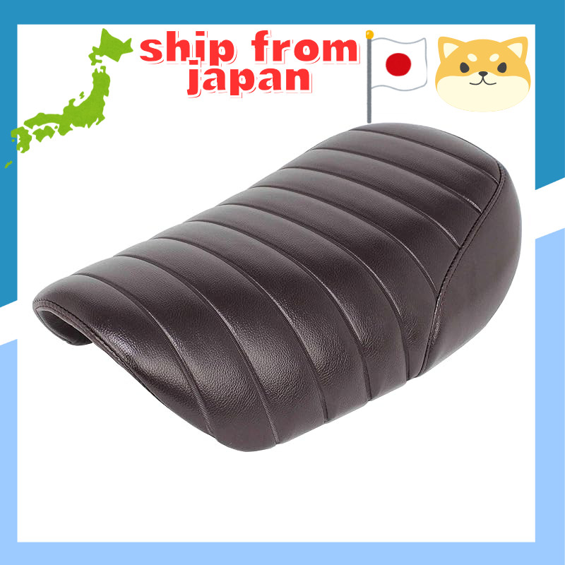 TAKEGAWA Brown Tuck Roll Seat for Monkey 125 (JB02-1000001~) and Monkey 125 Thailand Model (MLHJB02)