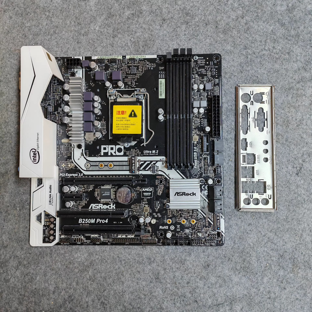 เมนบอร์ด ASRock B250M PRO4 LGA1151 DDR4 เข้ากันได้กับ Intel รุ่นที่ 6 และ 7