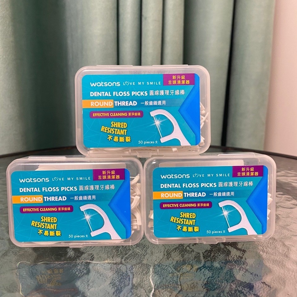 Watsons Dental Floss ไหมขัดฟันละเอียดพิเศษ ไหมขัดฟันแบบมัลติเอฟเฟกต์ แคร์ ไหมขัดฟันแบบแท่ง 5