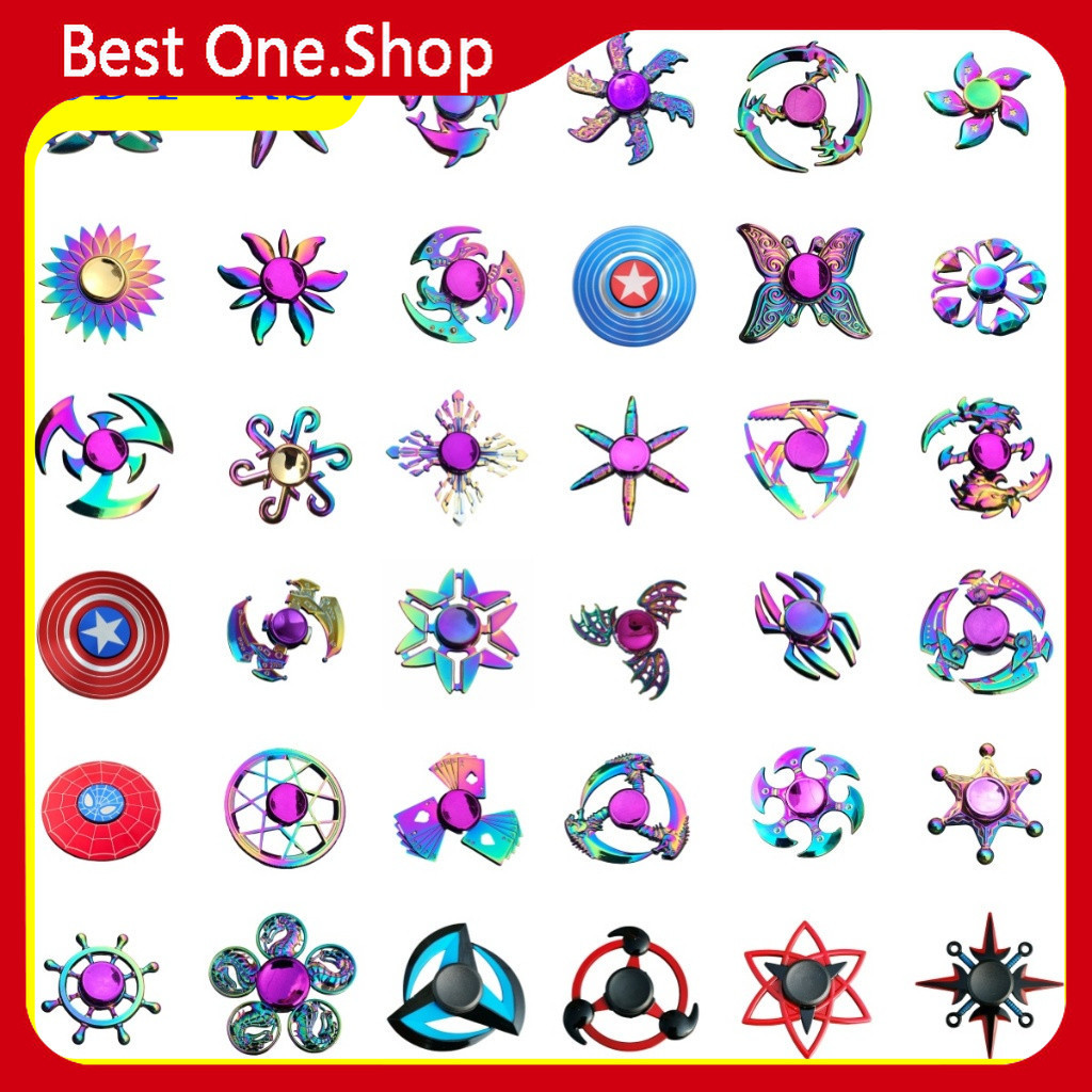 (METAL SPINER) สังกะสีอัลลอยด์ Fidget Spinner ของเล่นคลายเครียดอินฟินิตี้