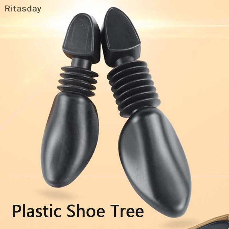 Ritasday ปฏิบัติพลาสติกปรับความยาวได้ผู้ชายรองเท้า Boot Holder Organizer ต้นไม้พลาสติกใหม่