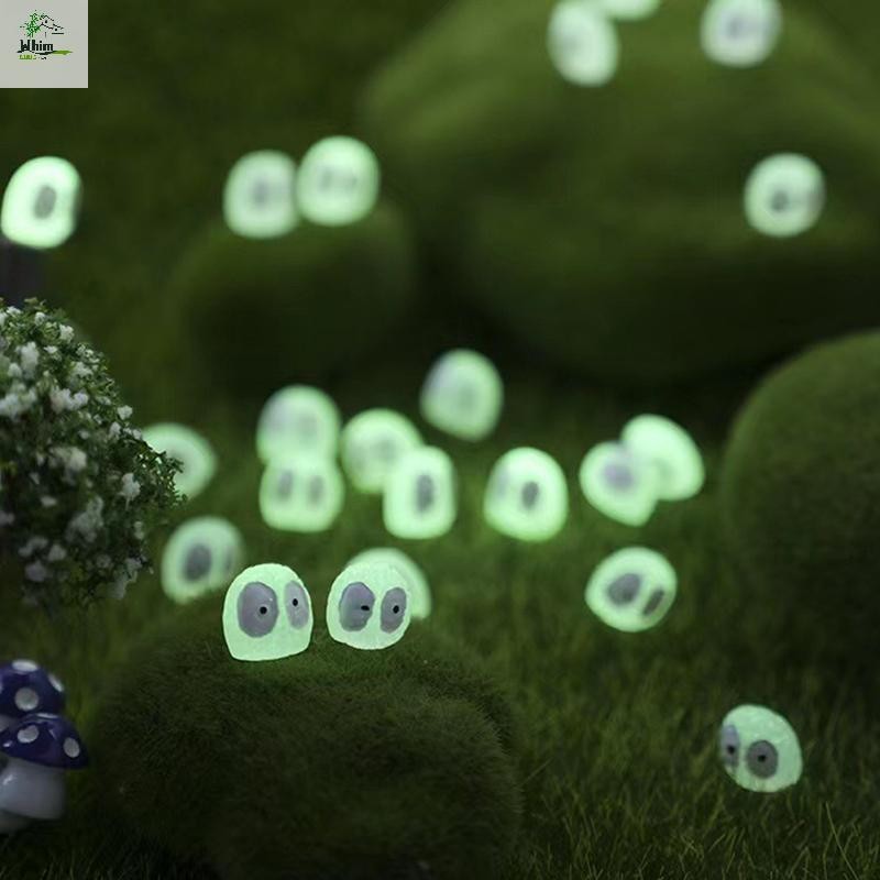 Cod 10 ชิ้น Mini Luminous Briquettes Elfs Micro เครื่องประดับเรืองแสงกระถางเครื่องประดับใหม่