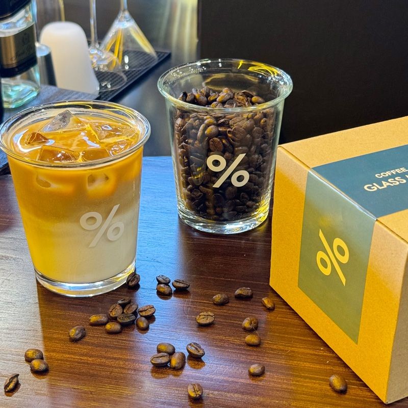 เกาหลีเกาหลีพร้อมสต็อก ARABICA ARABICA% 100% ถ้วยกาแฟถ้วยนมแก้วไร้สารตะกั่ว Shinjuku Cup ljth