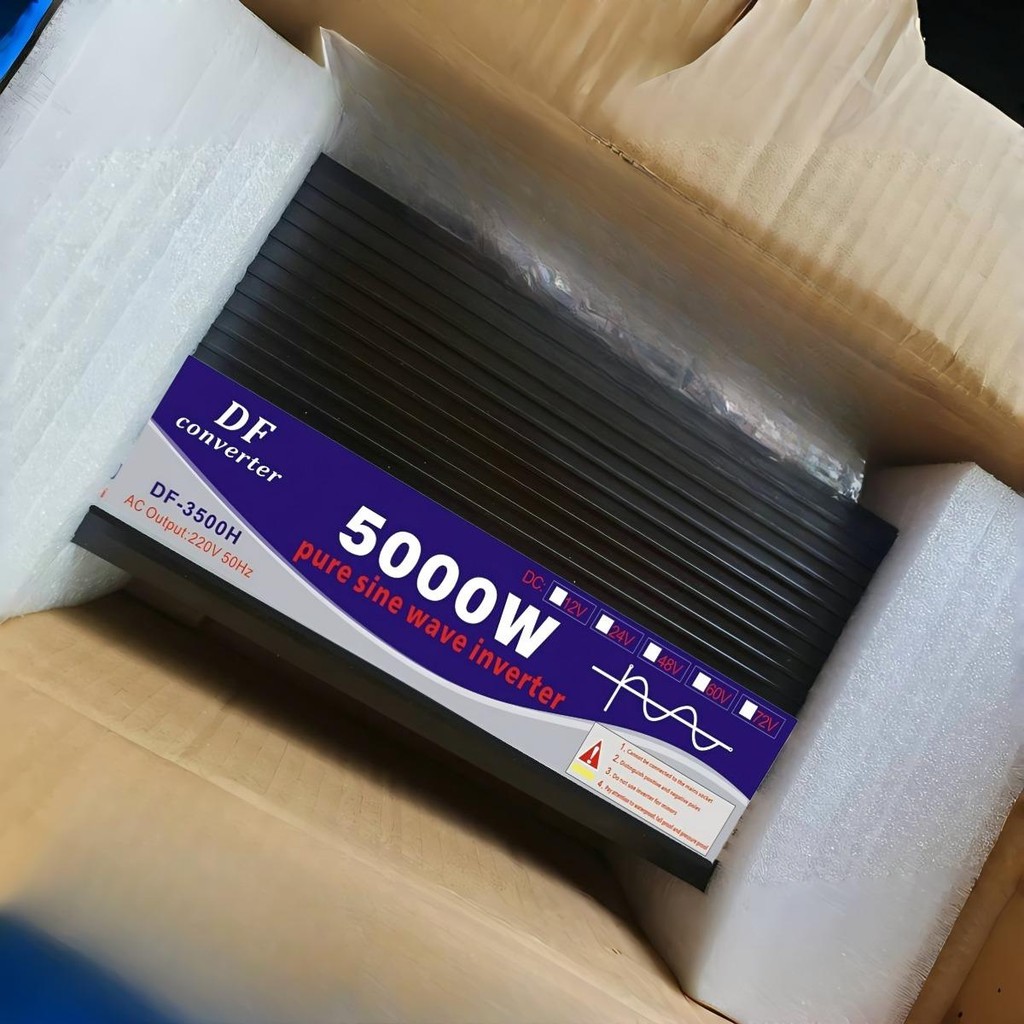 DF5000W INVERTER pure sine wave 12v และ 24V TO 220V อินเวอร์เตอร์ อินเวอร์เตอร์เพียวซายเวฟ Inverter