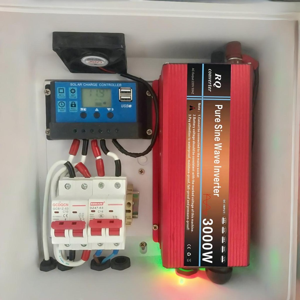 RQ3000W Souer เพียวซาย 24V เต็ม Suoer Solar Energy System Watt Pure Sine Wave Inverter FPC- BP แปลงไ