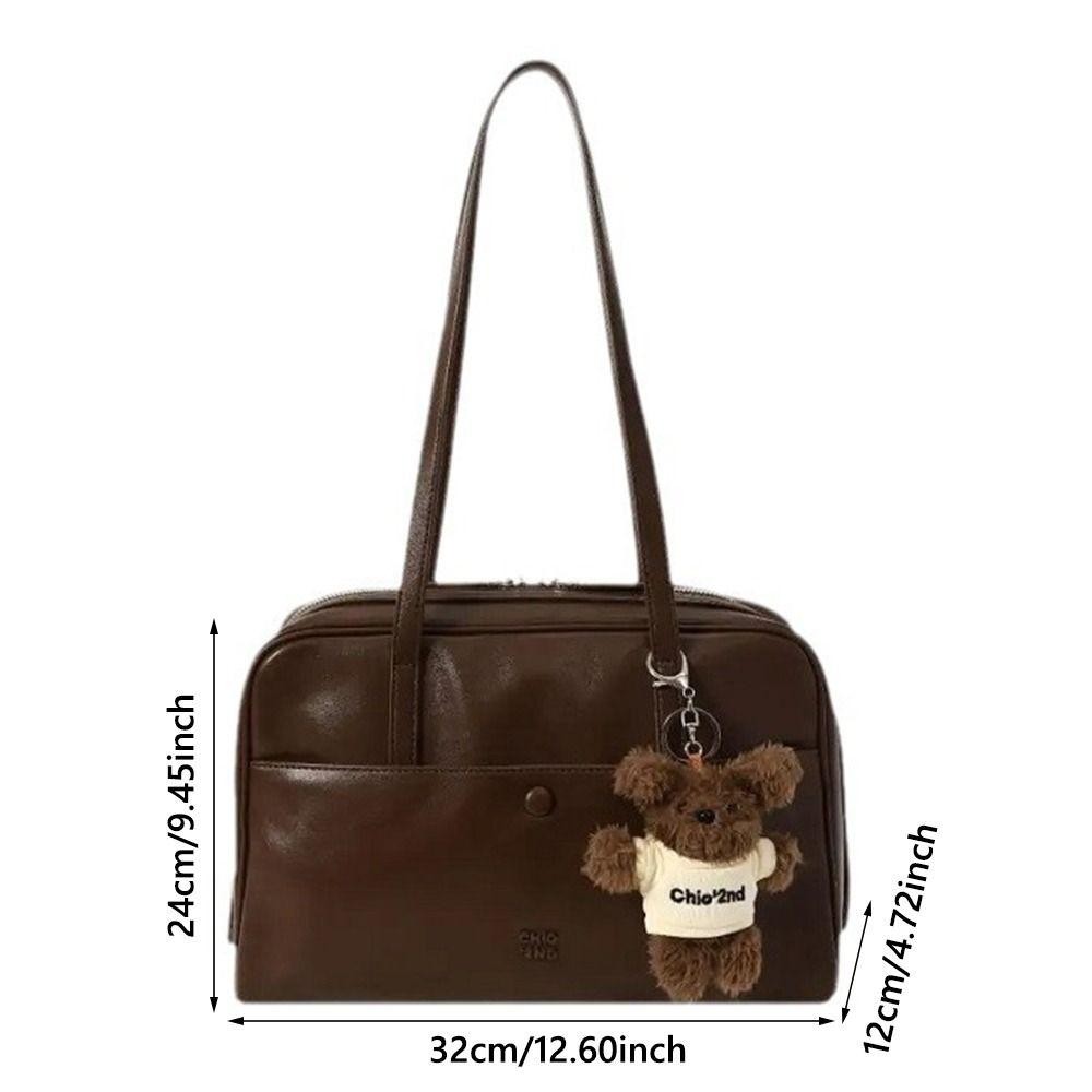 Estrenar กระเป๋าถือสุภาพสตรีกระเป๋าสะพายวินเทจความจุขนาดใหญ่ Nanfeng Chio2nd Puppy Tote กระเป๋าสําหรับผู้หญิง