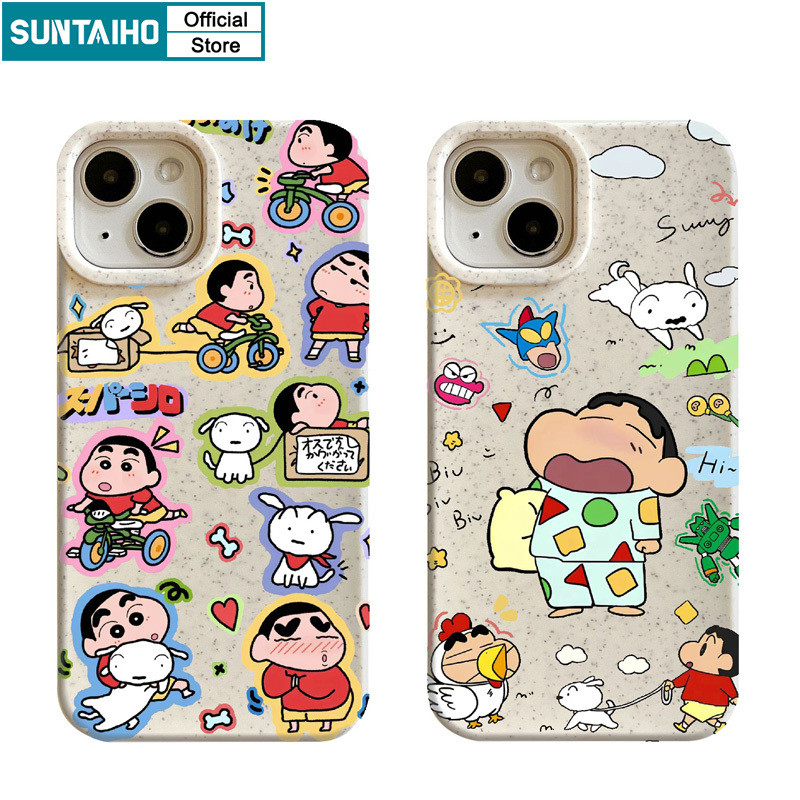 Suntaiho ตลกที่ไม่ซ้ํากันปลอกอะนิเมะเด็กรูปแบบเคสโทรศัพท์สําหรับ Iphone 16 15 14 13 12 11 Pro Max IP 7 8 Plus Iphon X Xs XR Xs Max Silicon Soft Premium กันกระแทกปกหลัง