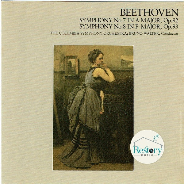 ซีดี Ludwig van Beethoven : Bruno Walter, Columbia Symphony Orchestra - Symphony No.7 / Symphony No.