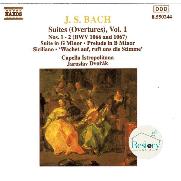 ซีดี Johann Sebastian Bach - Suites (Overtures), Vol. 1 (CD) (VG+)