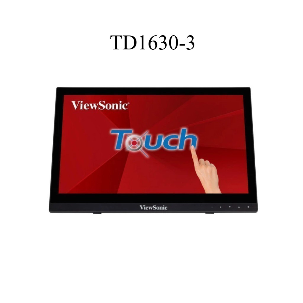 ViewSonic TD1630-3 16" 10-point Touch Screen Monitor/15.6"/TN/60Hz/12ms(จอสำหรับธุรกิจ)(จอทัชสกรีน 1