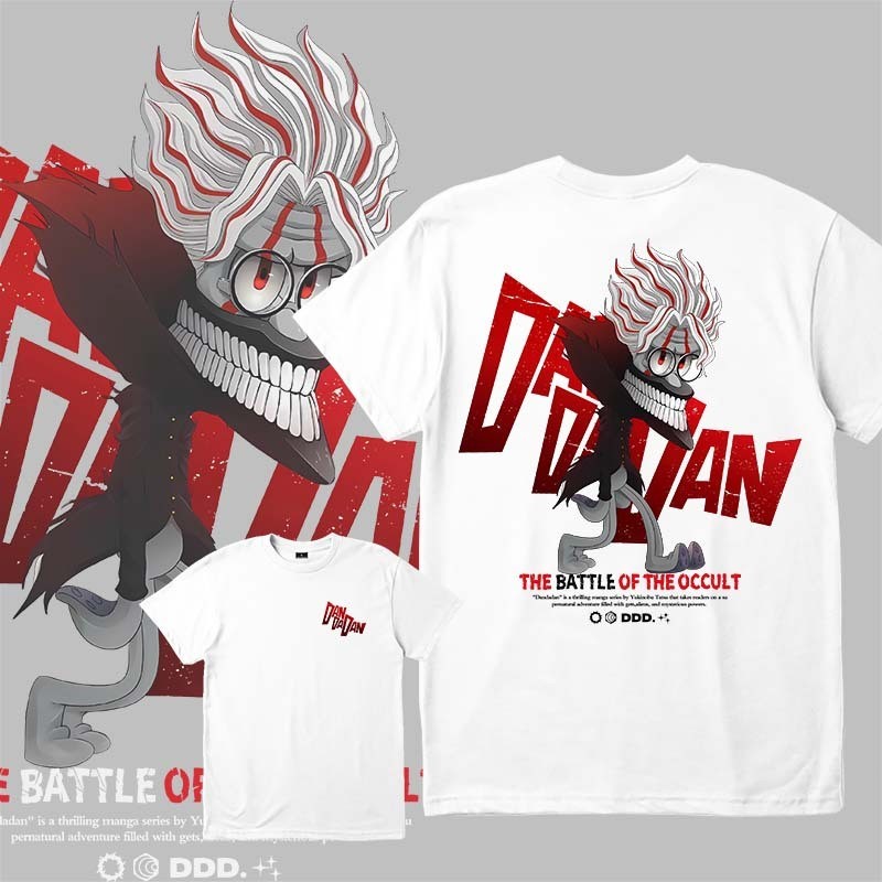 Dandadan Okarun T-shirt เสื้อยืดสั้นทรงหลวมอินเทรนด์อเนกประสงค์สำหรับฤดูร้อนcotton