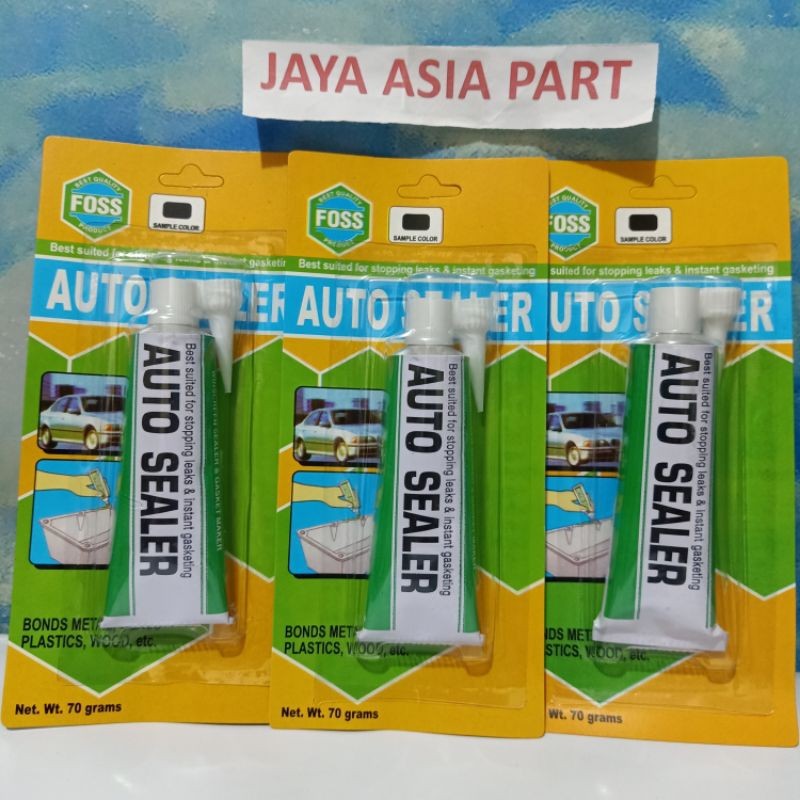 Foss Autosealer Glue 70gr/Auto Sealer Silicone/Silicone Gasket 70 gr สีดํา