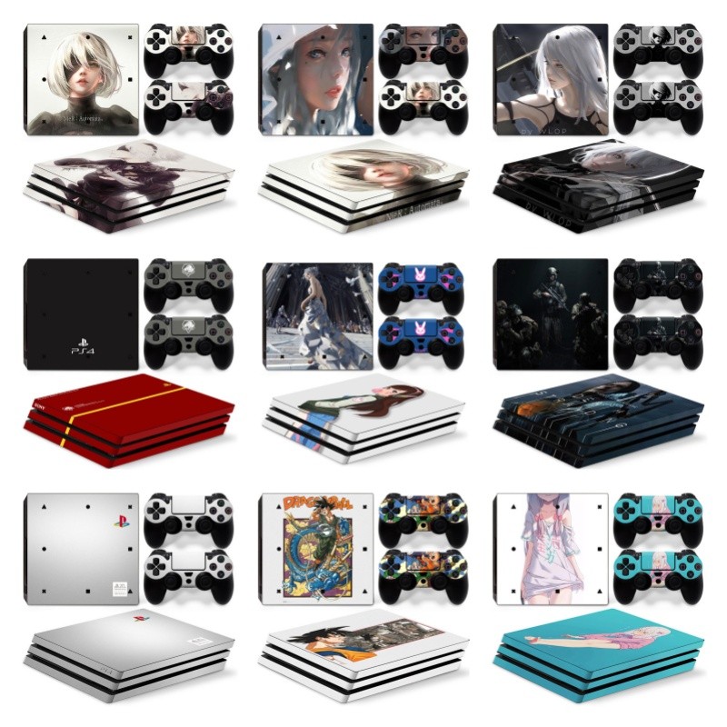 สติกเกอร์คอนโซลเกม PS4 Pro มีให้สําหรับ PS4 Pro, สติกเกอร์คอนโทรลเลอร์ PS4 Pro, อุปกรณ์เสริมคอนโซลเก