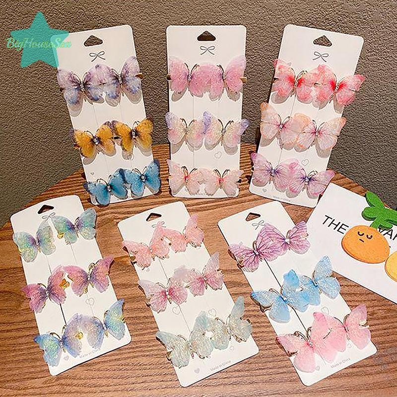 [BigHouseSea] กิ๊บติดผมสีสันสดใส Barrettes ผู้หญิงหวาน เครื่องประดับผมแฟชั่น อุปกรณ์เสริมผมใหม่