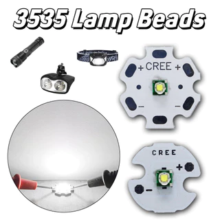 จัดส่งใน24ซม.หลอดไฟฉาย led บอร์ดไฟฉาย 6500K 3W แสงสีขาว ขนาด16 มม. 20 มม.อะไหล่เปลี่ยน