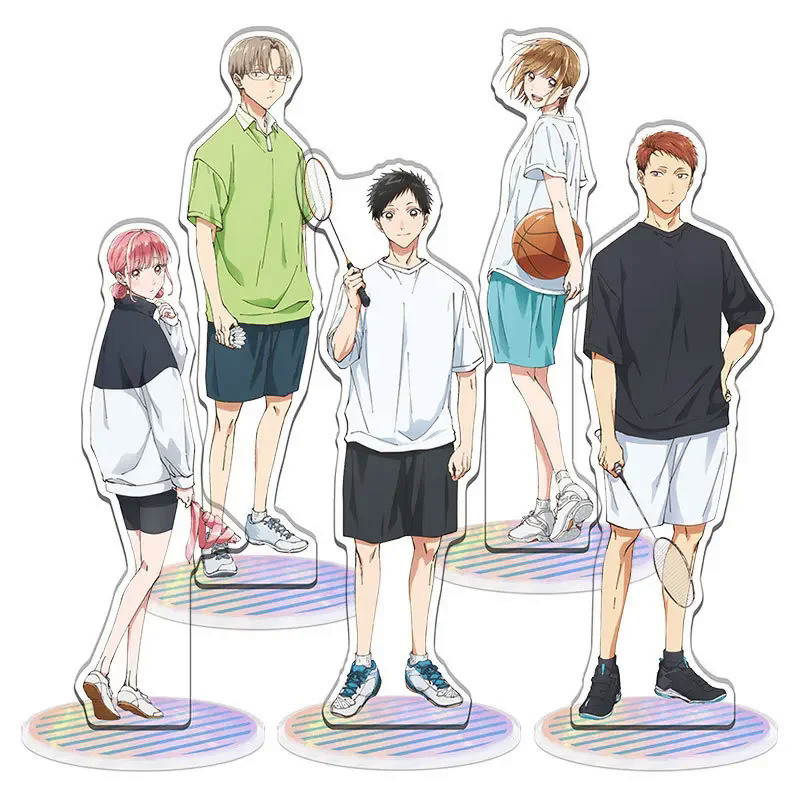 💦 Anime Ao no Hako Acrylic Stand Model Doll Chinatsu Hina Taiki Kyou Kengo Blue Box Ornaments Figure